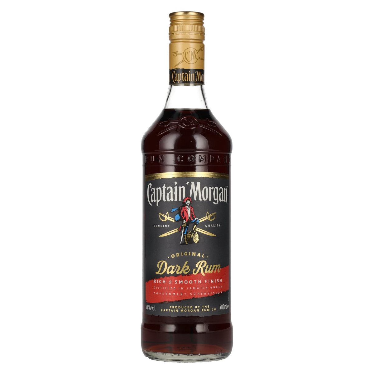 Captain Morgan DARK RUM 40% vol. 0,7 l
