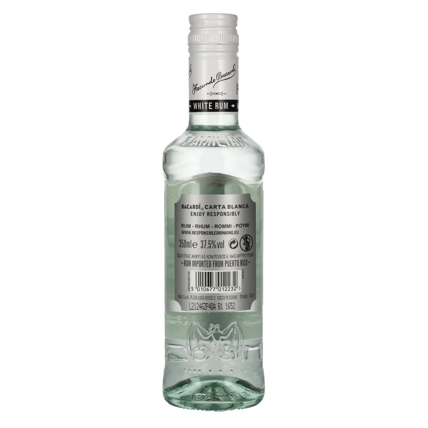 Bacardi Ron Carta Blanca Superior 37.5% ABV 0.35l