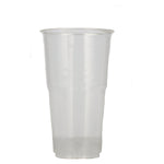 PLA cups for cold drinks, crystal-clear, 60 x 0.5 l