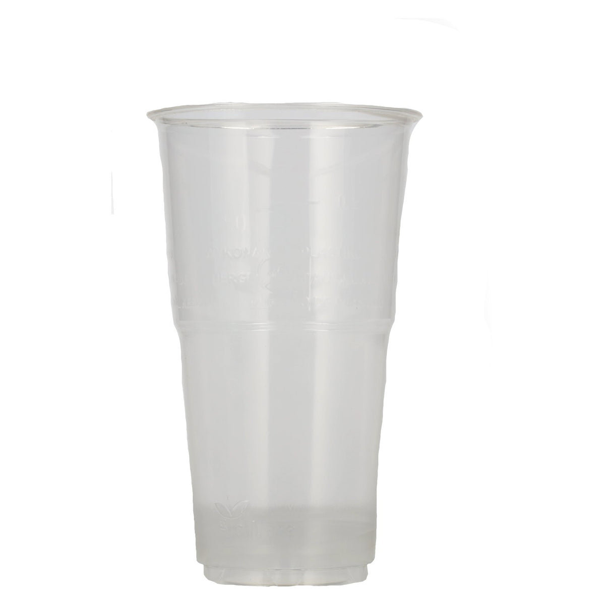 PLA cold drink cups, crystal-clear, 60 x 0.5 l