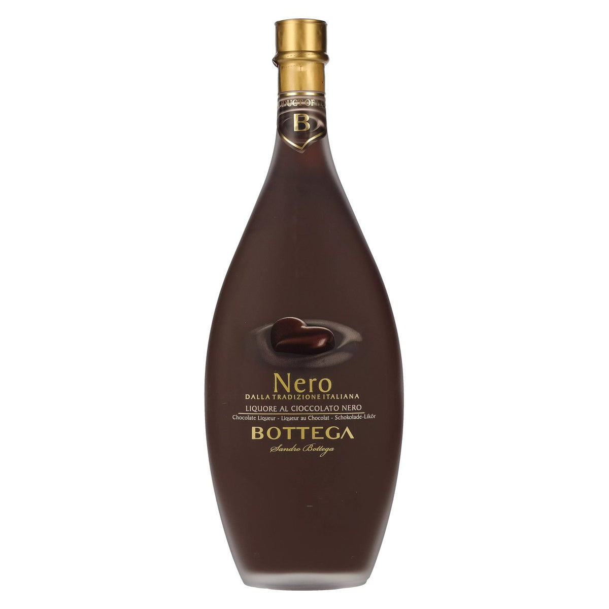 Bottega CIOCCOLATO NERO, liqueur à la grappa, 15 % vol., 0,5 l