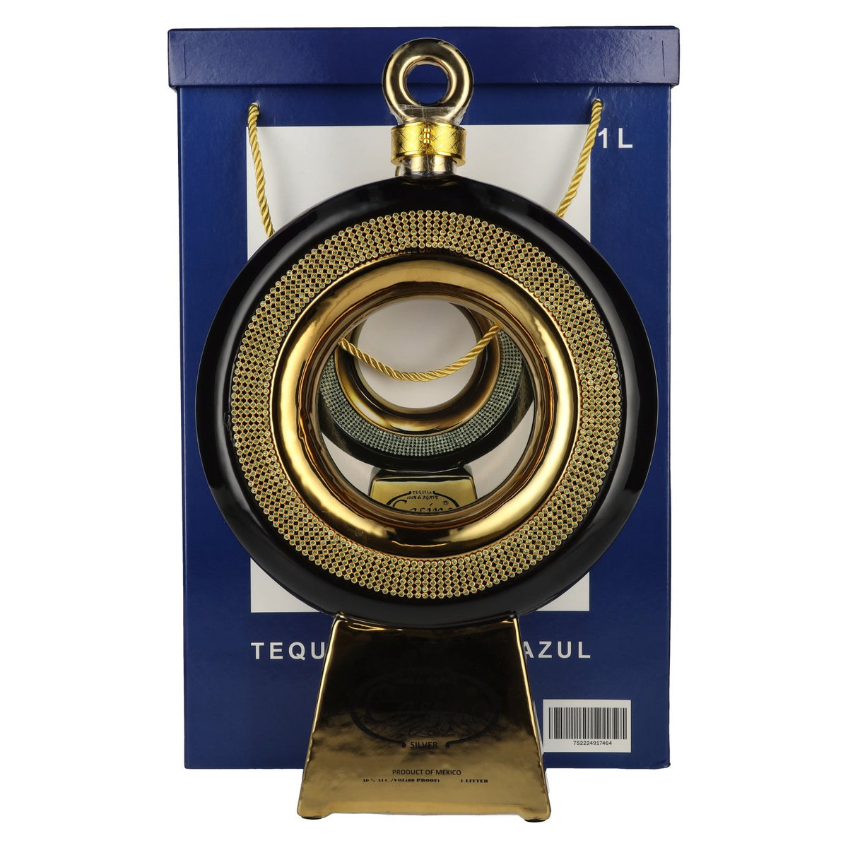 Casino Azul SILVER Tequila 100 % d'agave, 40 % vol., 1 l, dans un coffret cadeau