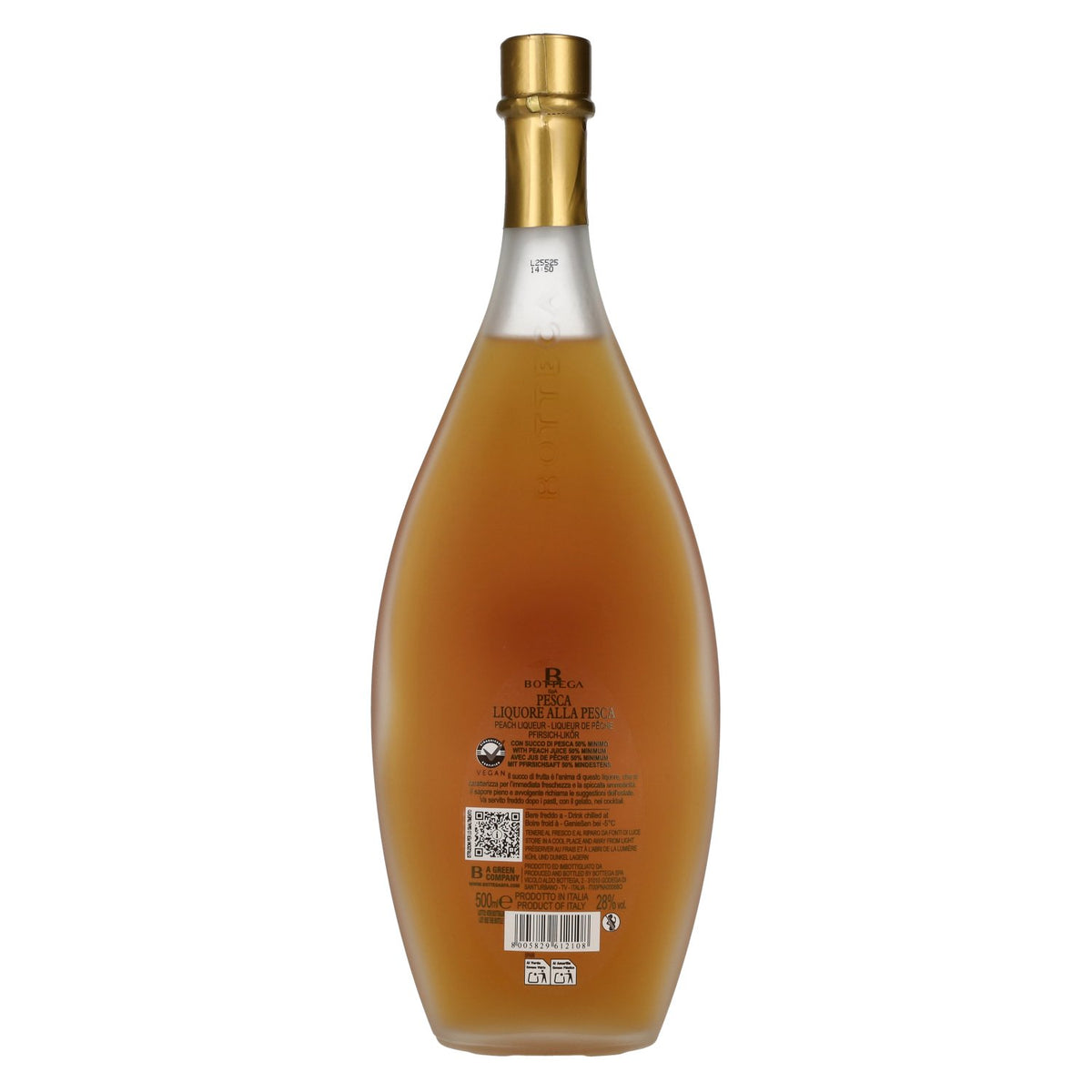 Bottega PESCA Peach Liqueur 28% vol. 0.5 l