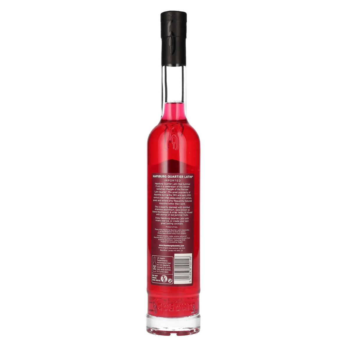 Hapsburg Absinthe QUARTIER LATIN, aromatisée aux fruits rouges d'été, 53,5 % vol., 0,5 l