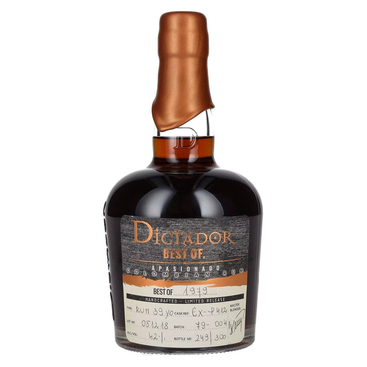 Dictador BEST OF 1979 APASIONADO Colombian Rum Limited Edition 42% ABV 0.7l