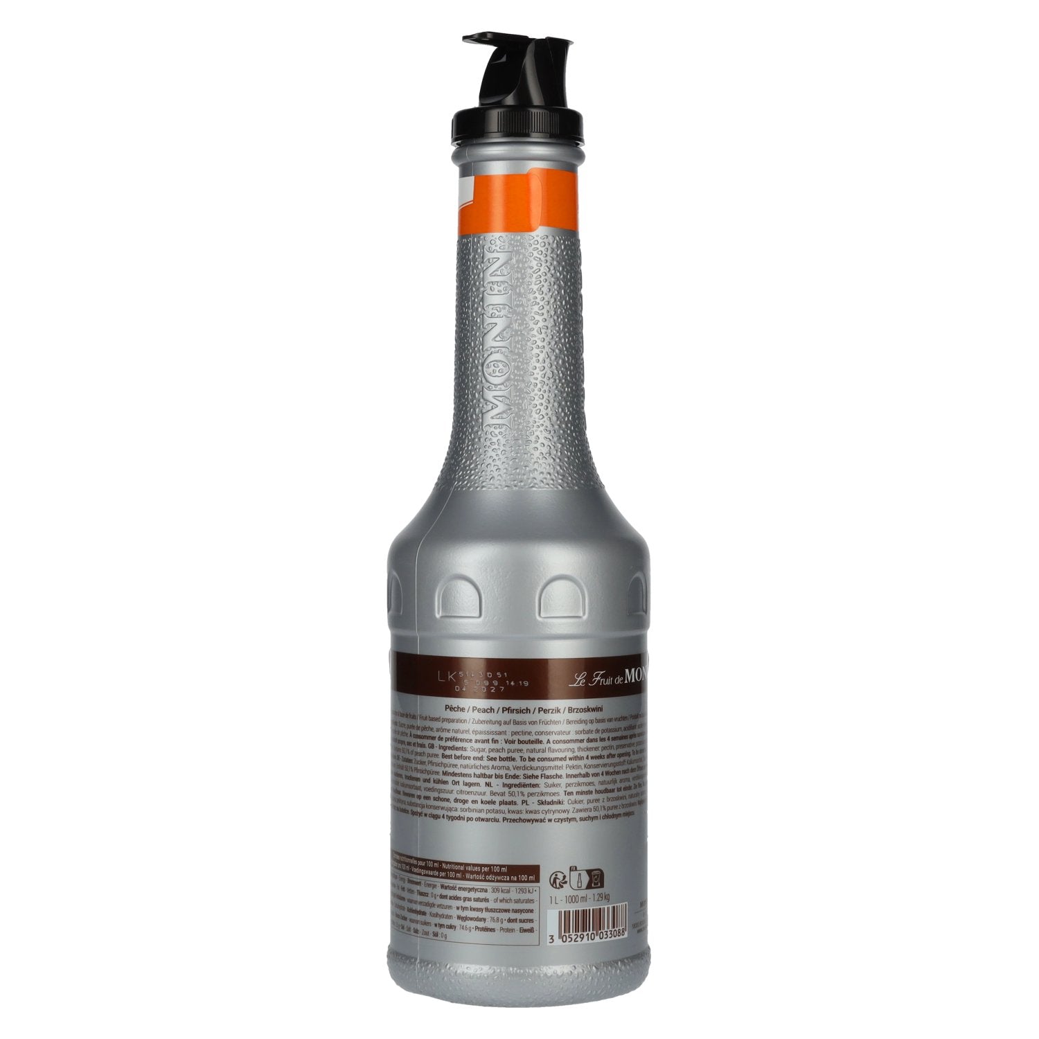 Monin fruit puree PFIRSICH 1l PET