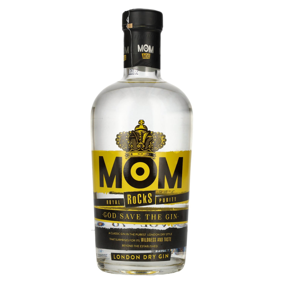 Mom ROCKS God Save The Gin London Dry Gin 37.5% ABV 0.7l
