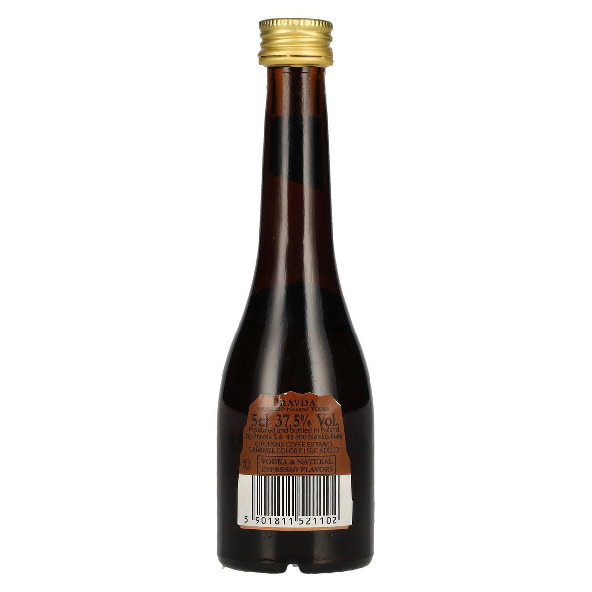 Vodka aromatisée Pravda ESPRESSO 37,5 % vol. 0,05 l