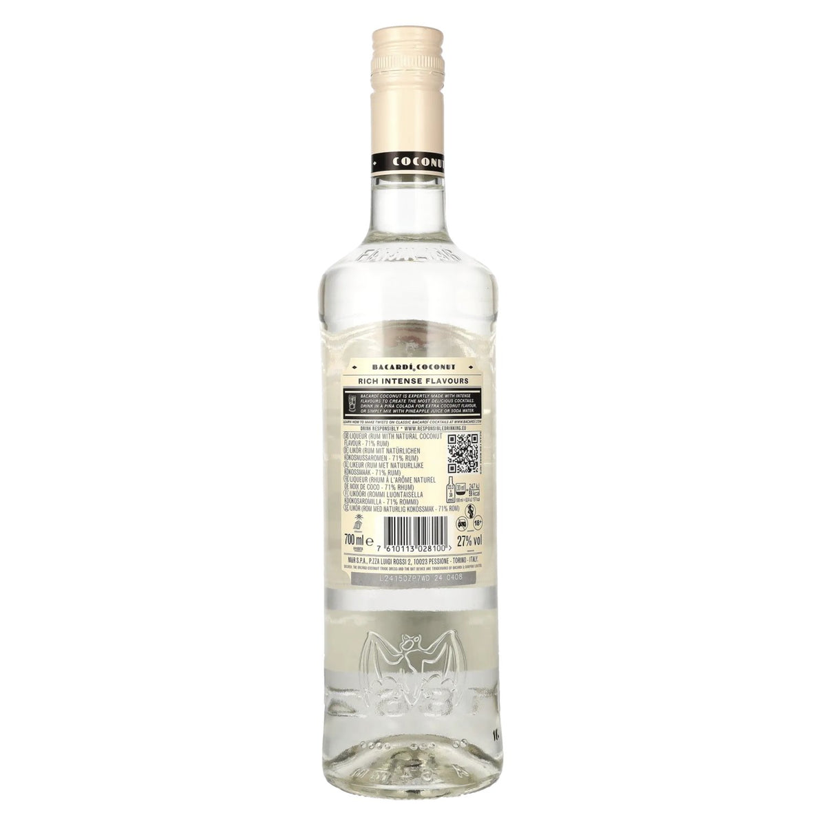 Bacardi COCONUT Spirit Drink 27% ABV 0.7l