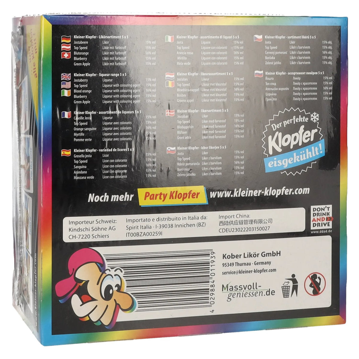 Kleiner Klopfer Crazy Mix 15,2% vol. 25 x 0,02 l