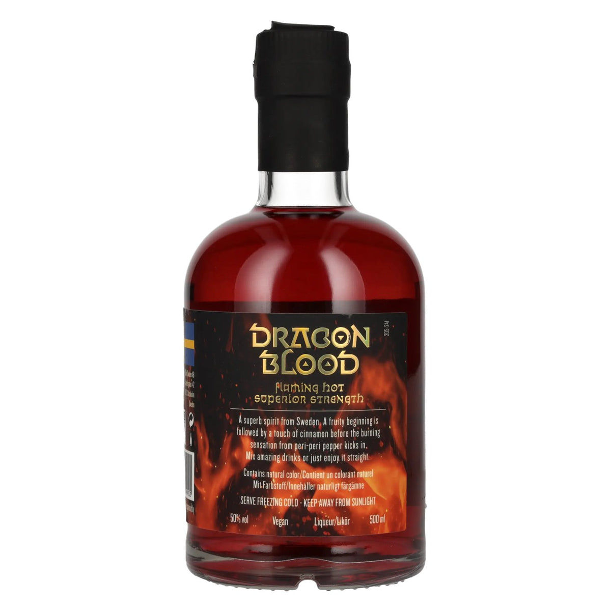 Dragon Blood Flaming Hot Superior Strength Liqueur 50% Vol. 0,5l