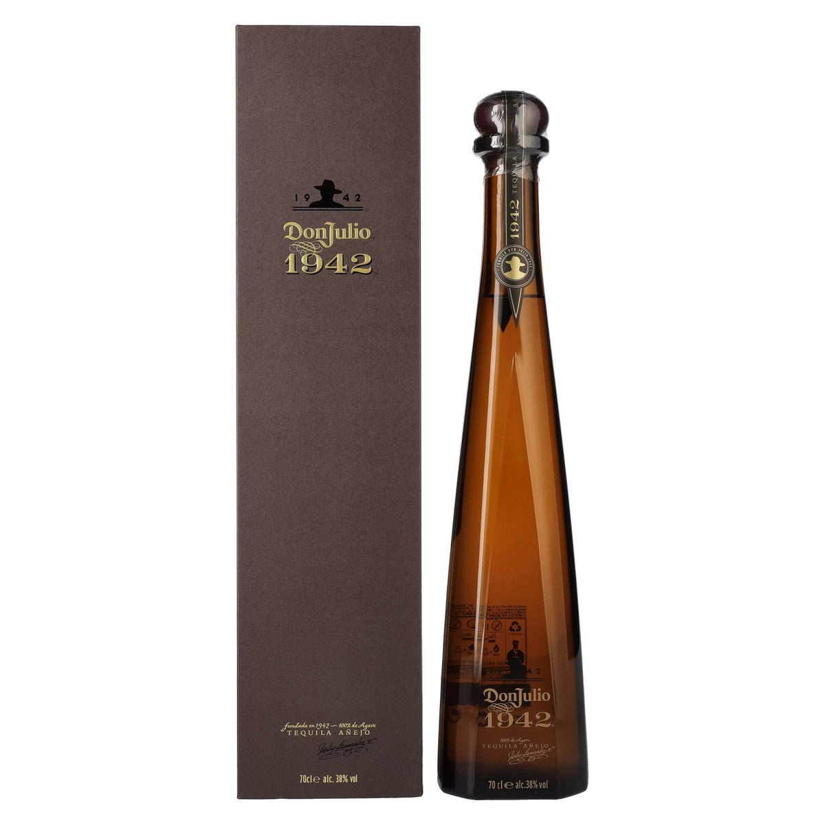 Don Julio 1942 Tequila Añejo 100% Agave 38% Vol. 0,7l en coffret cadeau