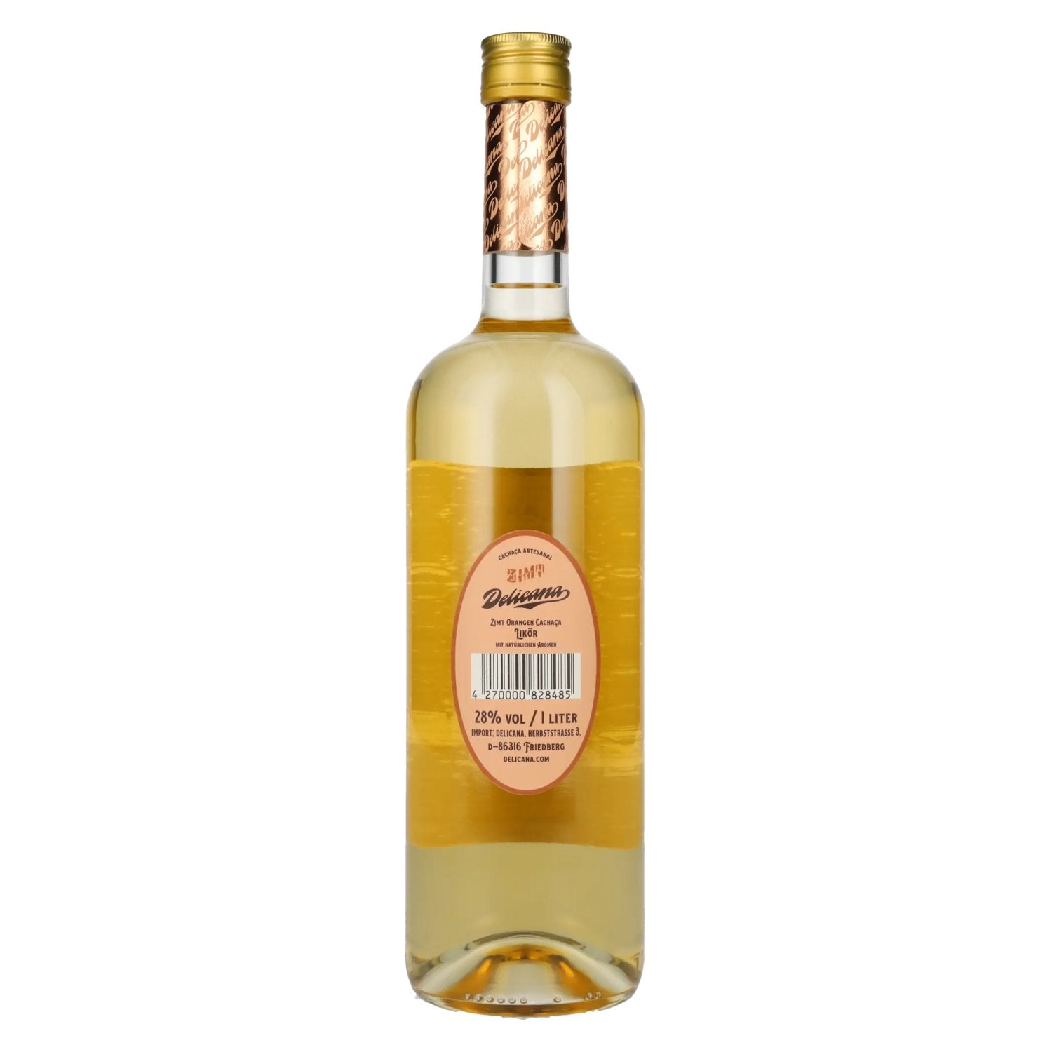 Delicana ZIMT Cachaça Artesanal Likör 28% Vol. 1l