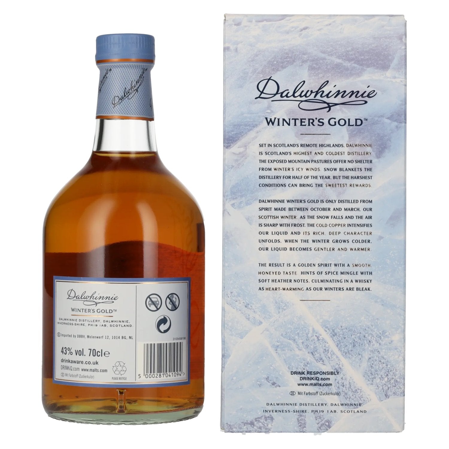 Dalwhinnie WINTER'S GOLD Highland Single Malt Scotch Whisky 43% Vol. 0,7l in Geschenkbox