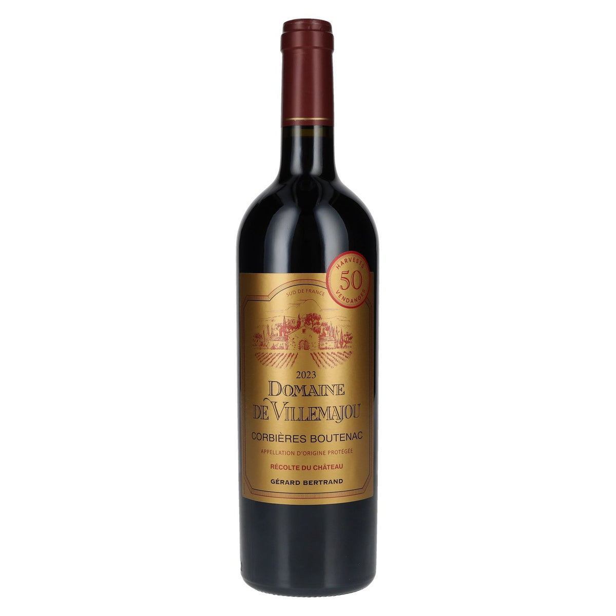Gérard Bertrand CORBIÈRES BOUTENAC Domaine De Villemajou Rood 2023 15% vol. 0,75 l