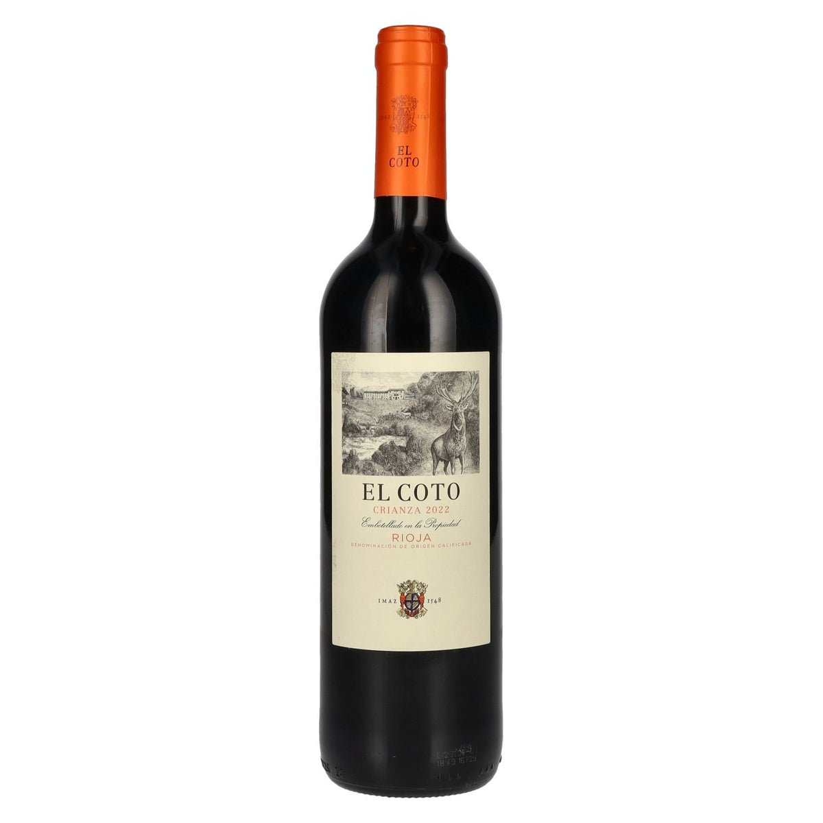 El Coto Rioja Crianza DOC 2022 13.5% ABV 0.75l