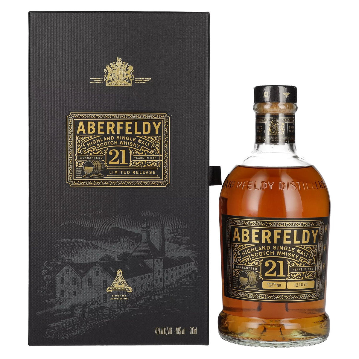 Aberfeldy 21 Years Old Highland Single Malt 40% Vol. 0,7l en boîte cadeau