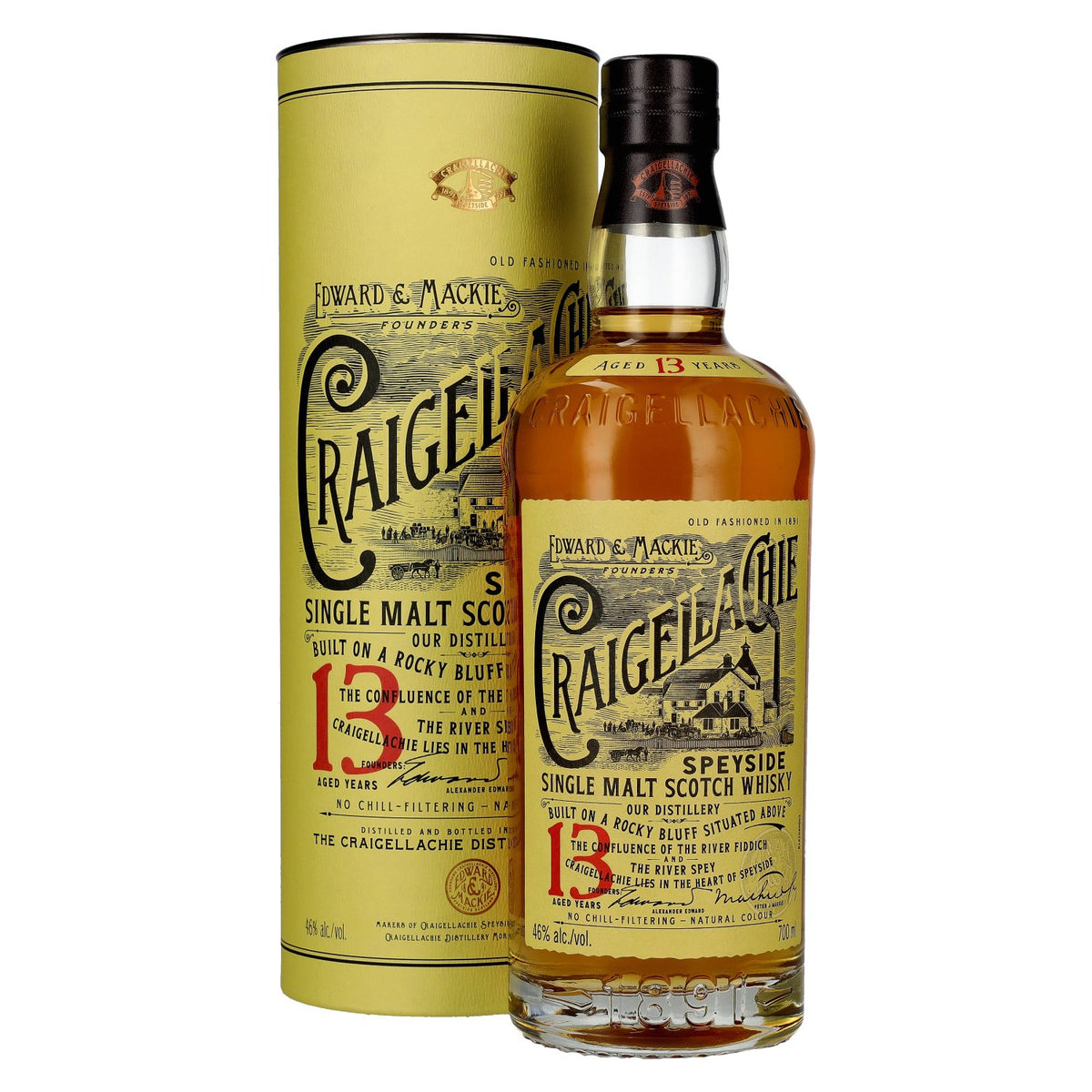 Craigellachie 13 Years Old Speyside Single Malt 46% vol. 0.7 l in a gift box