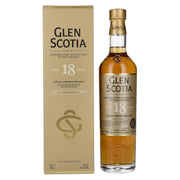 Glen Scotia 18 Years Old Single Malt Scotch Whisky 46% vol. 0,7 l in geschenkverpakking
