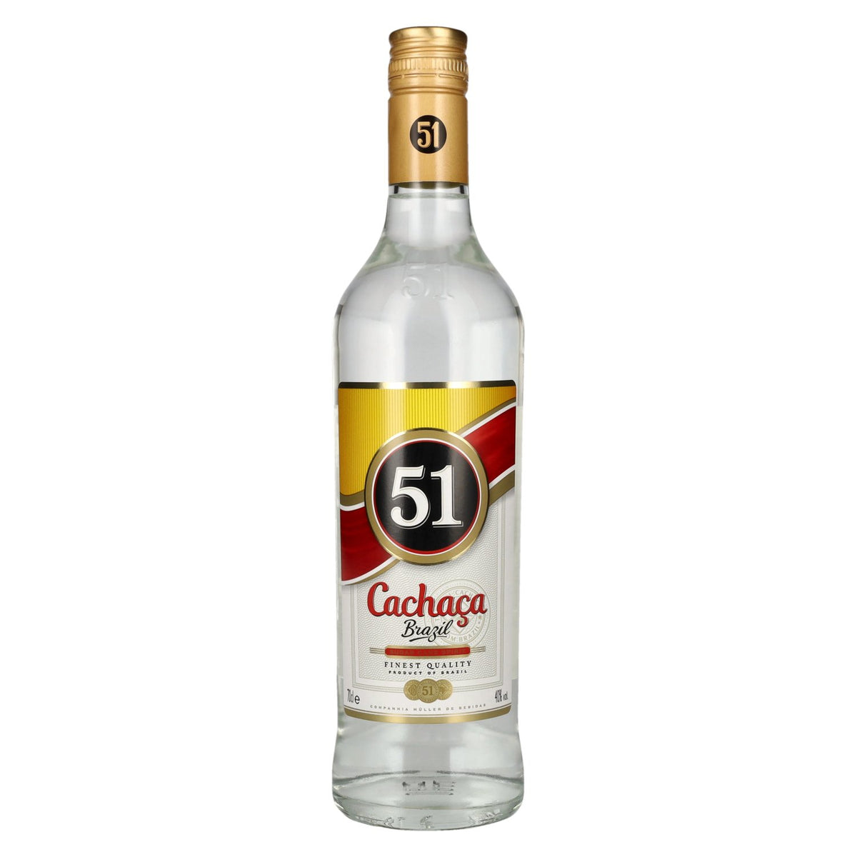 Cachaça 51 Brazil Sugar Cane Spirit 40% vol. 0.7 l