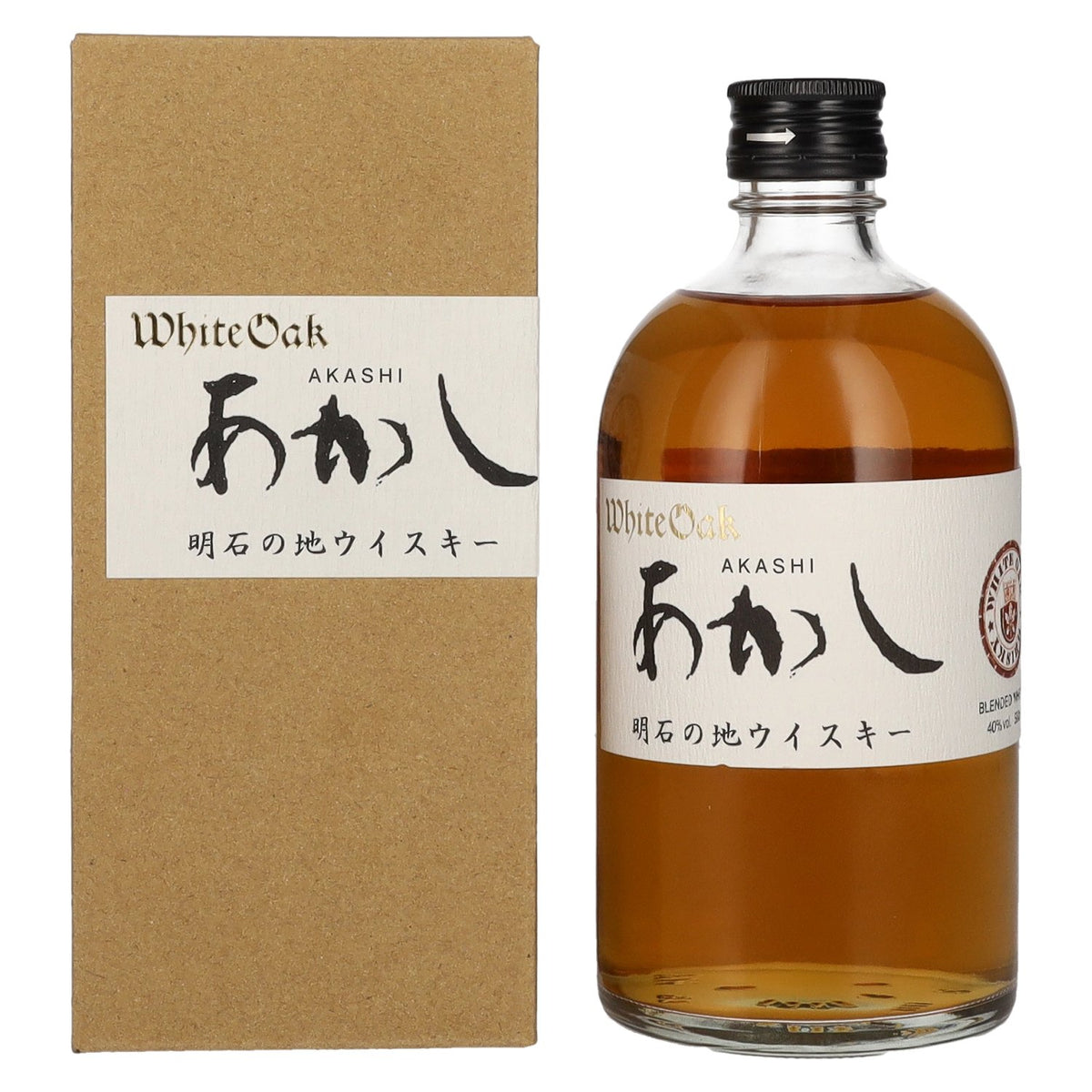 AKASHI Japanese Blended Whisky 40% Vol. 0,5l in gift box