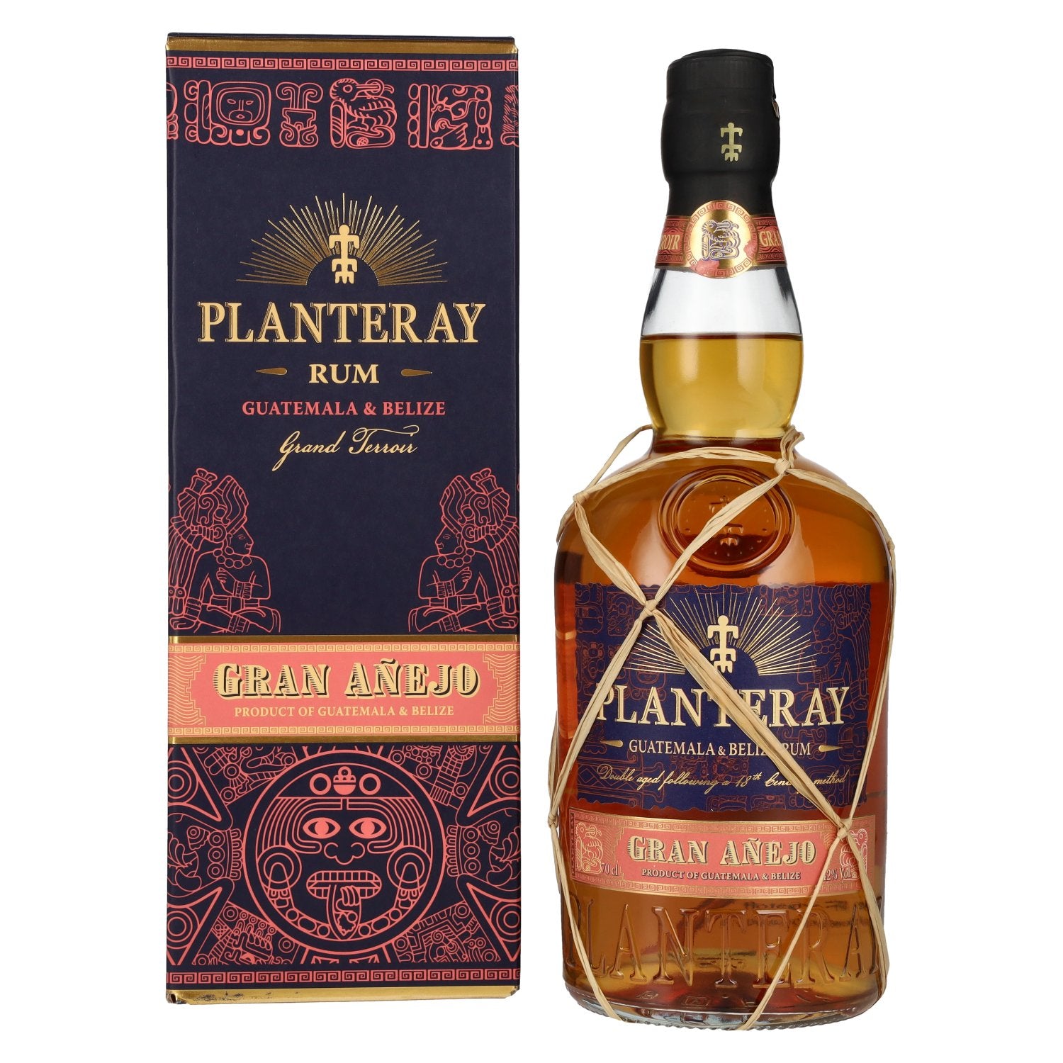 Planteray Rum GUATEMALA & BÉLIZE Gran Añejo 42% Vol. 0,7l in geschenkverpakking