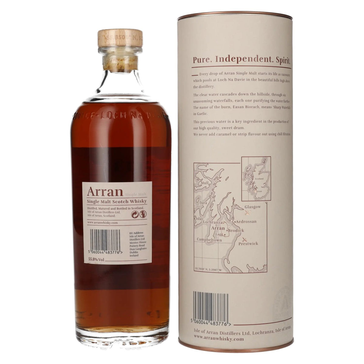 Arran Single Malt SHERRY CASK The Bodega 55,8 % vol., 0,7 l, dans un coffret cadeau