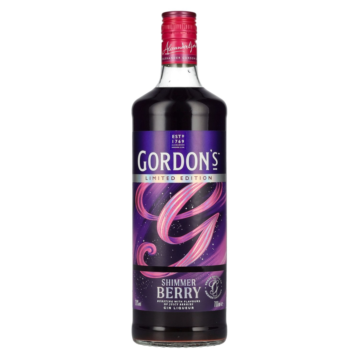 Gordon's Shimmer Berry Gin Likeur Limited Edition 20% Vol. 0,7l