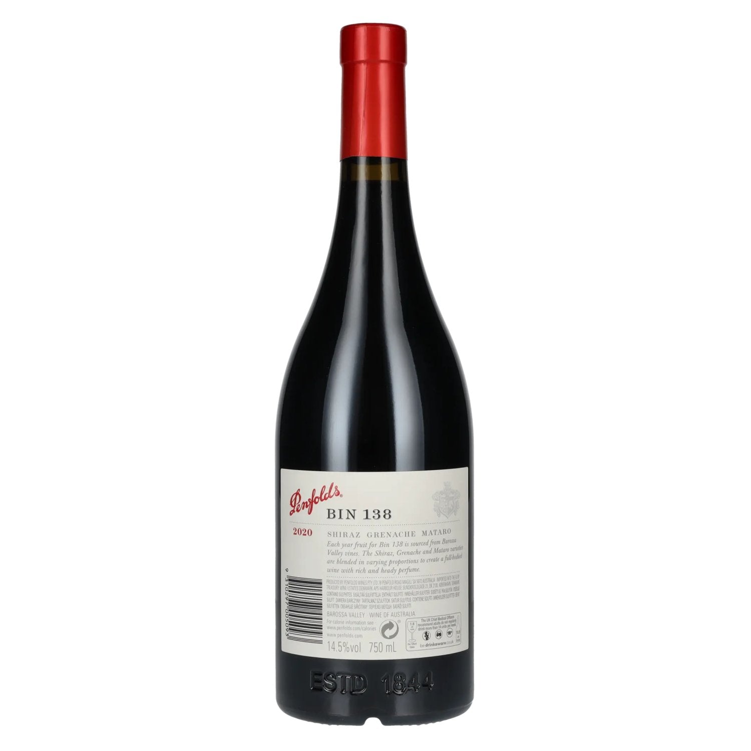 Penfolds BIN 138 Shiraz Grenache Mataro 2020 14,5% Vol. 0,75l
