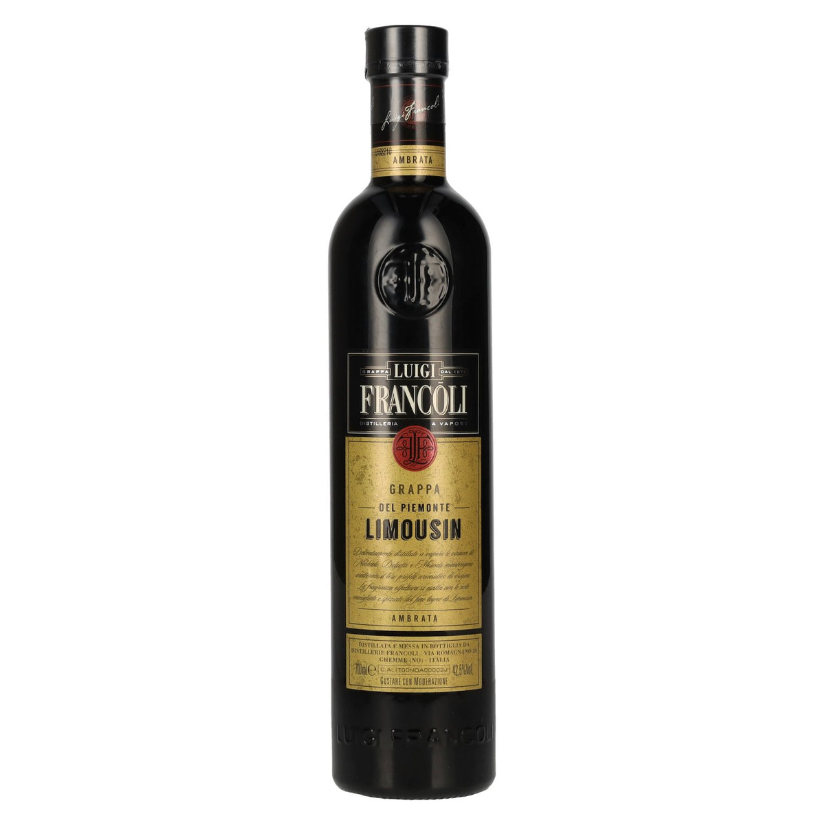 Luigi Francoli Grappa Rovere Di Slavonia &amp; LIMOUSIN 42,5% vol. 0,7 l