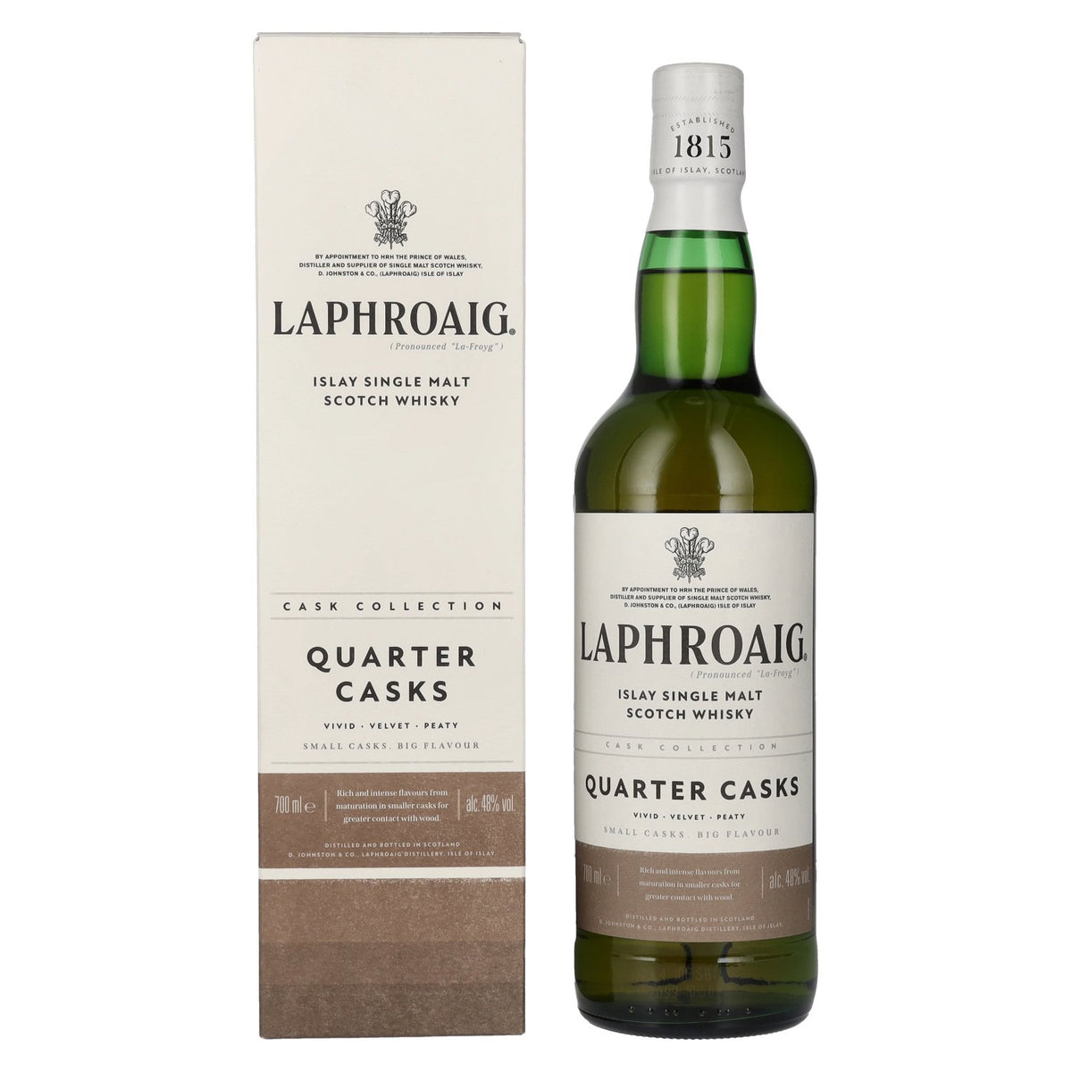 Laphroaig Quarter Casks 48% vol. 0.7l in a gift box