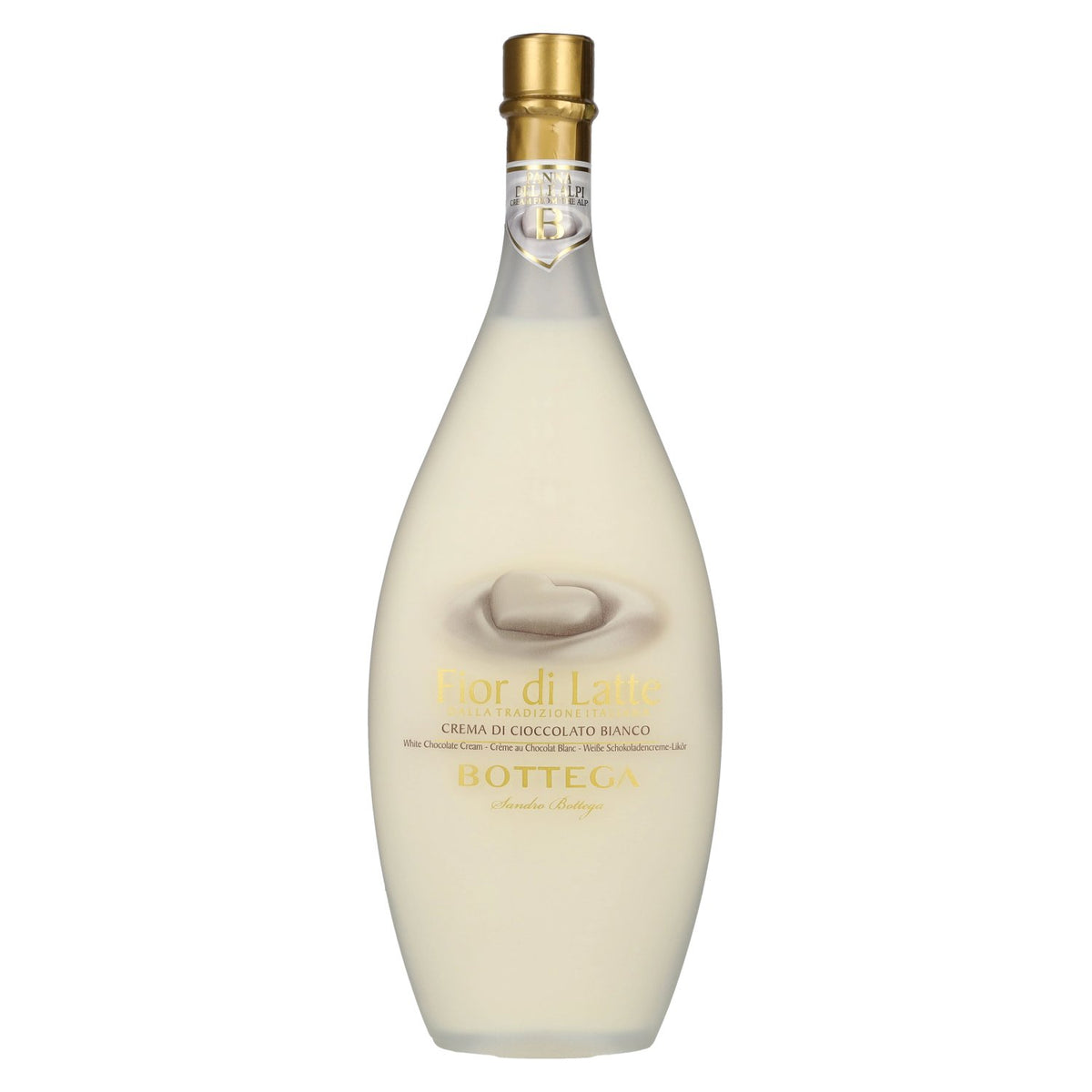 Bottega Fior di Latte Crema di CIOCCOLATO BIANCO roomlikeur 15% vol. 0,5 l