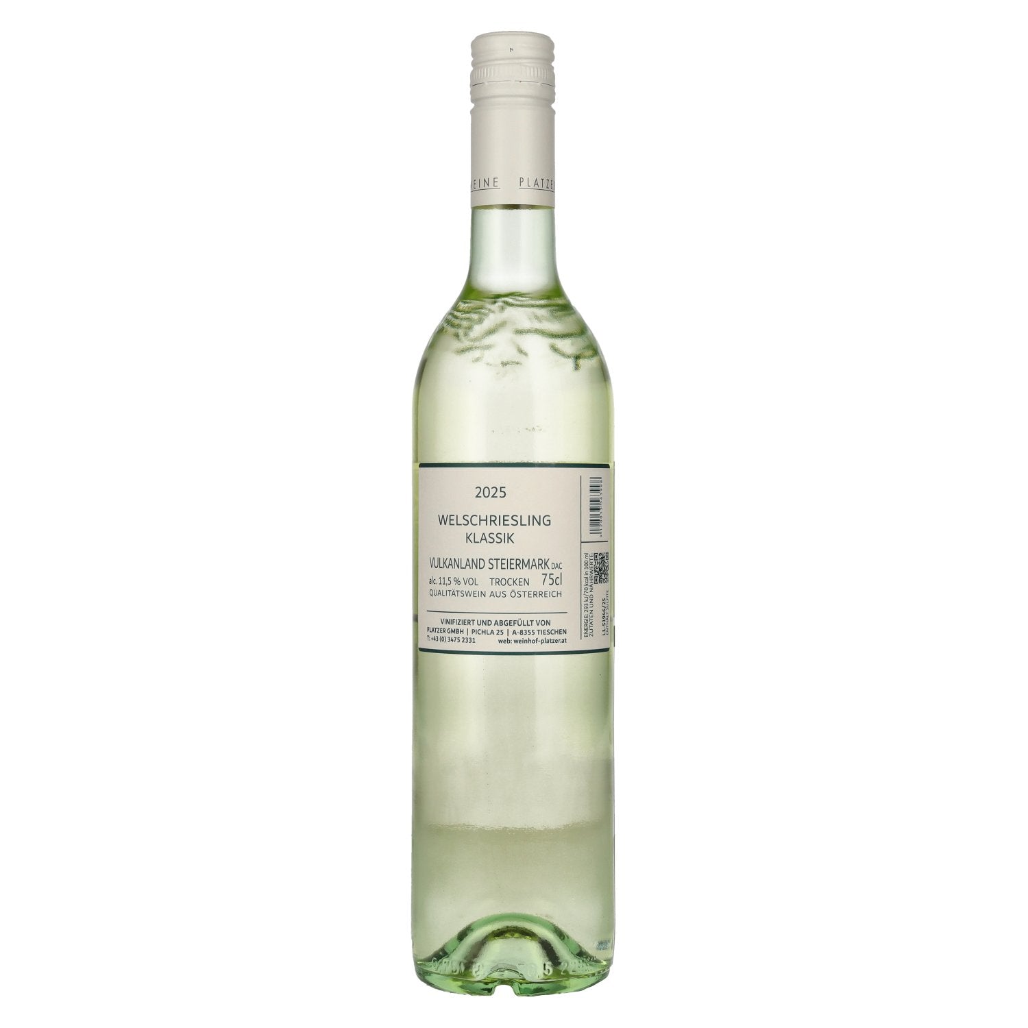 Platzer Welschriesling Klassik Vulkanland Steiermark DAC 2025 11,5% Vol. 0,75l