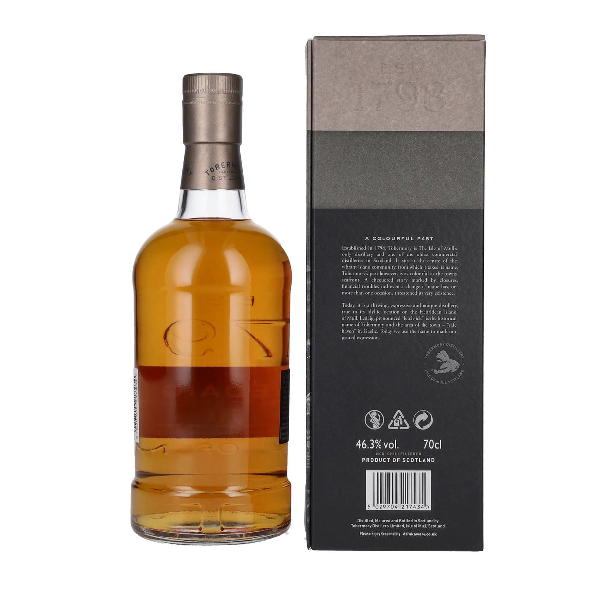 Ledaig 10 Years Old Single Malt Scotch Whisky 46,3% vol. 0,7 l in geschenkverpakking