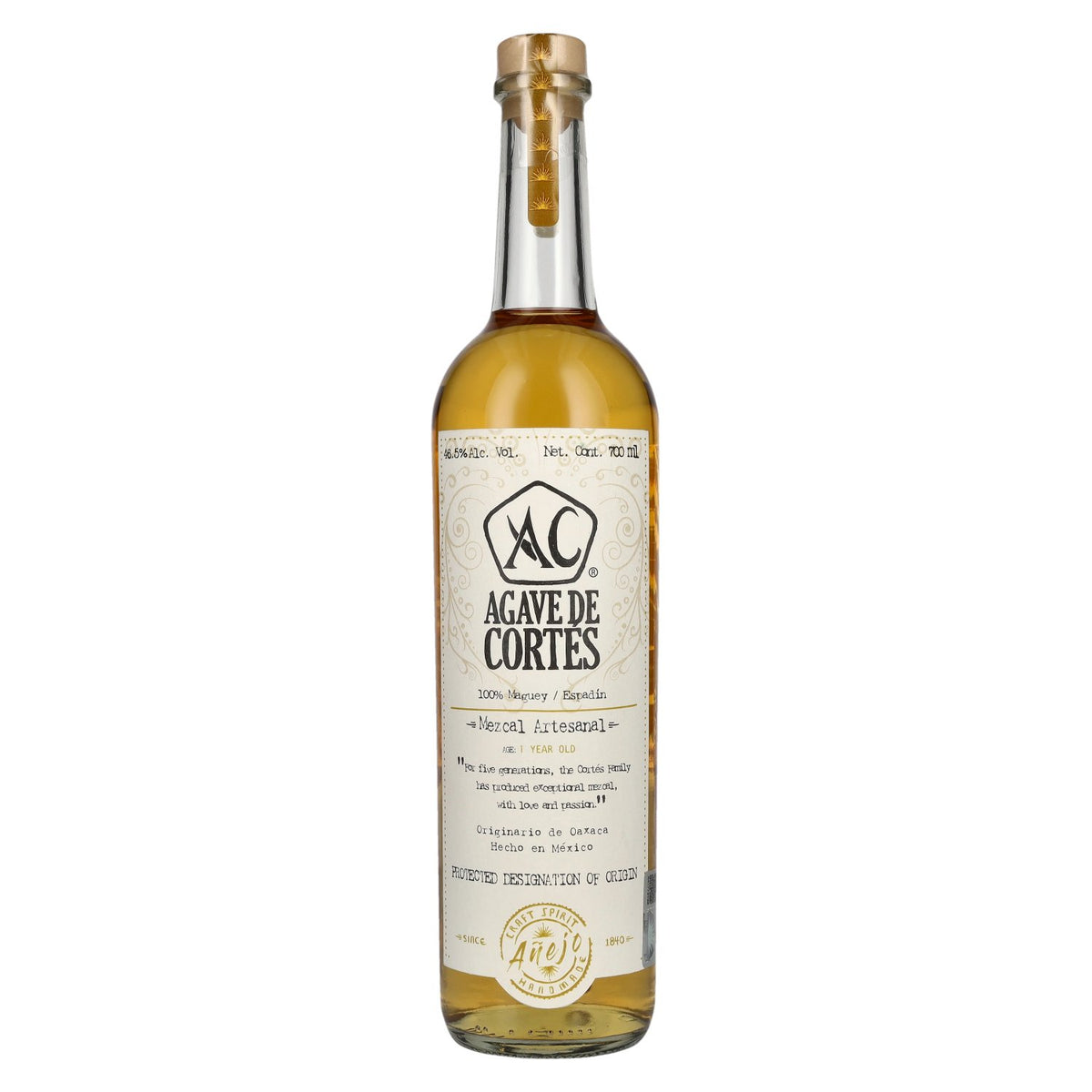 Agave de Cortés Mezcal Artesanal AÑEJO 46.5% vol. 0.7l