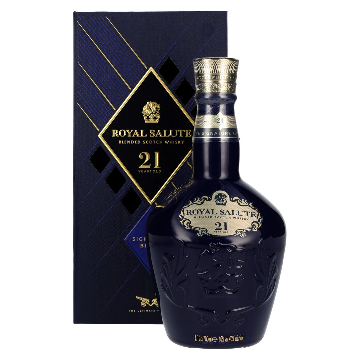 Royal Salute 21 ans d'âge THE SIGNATURE BLEND 40 % vol. 0,7 l dans un coffret cadeau