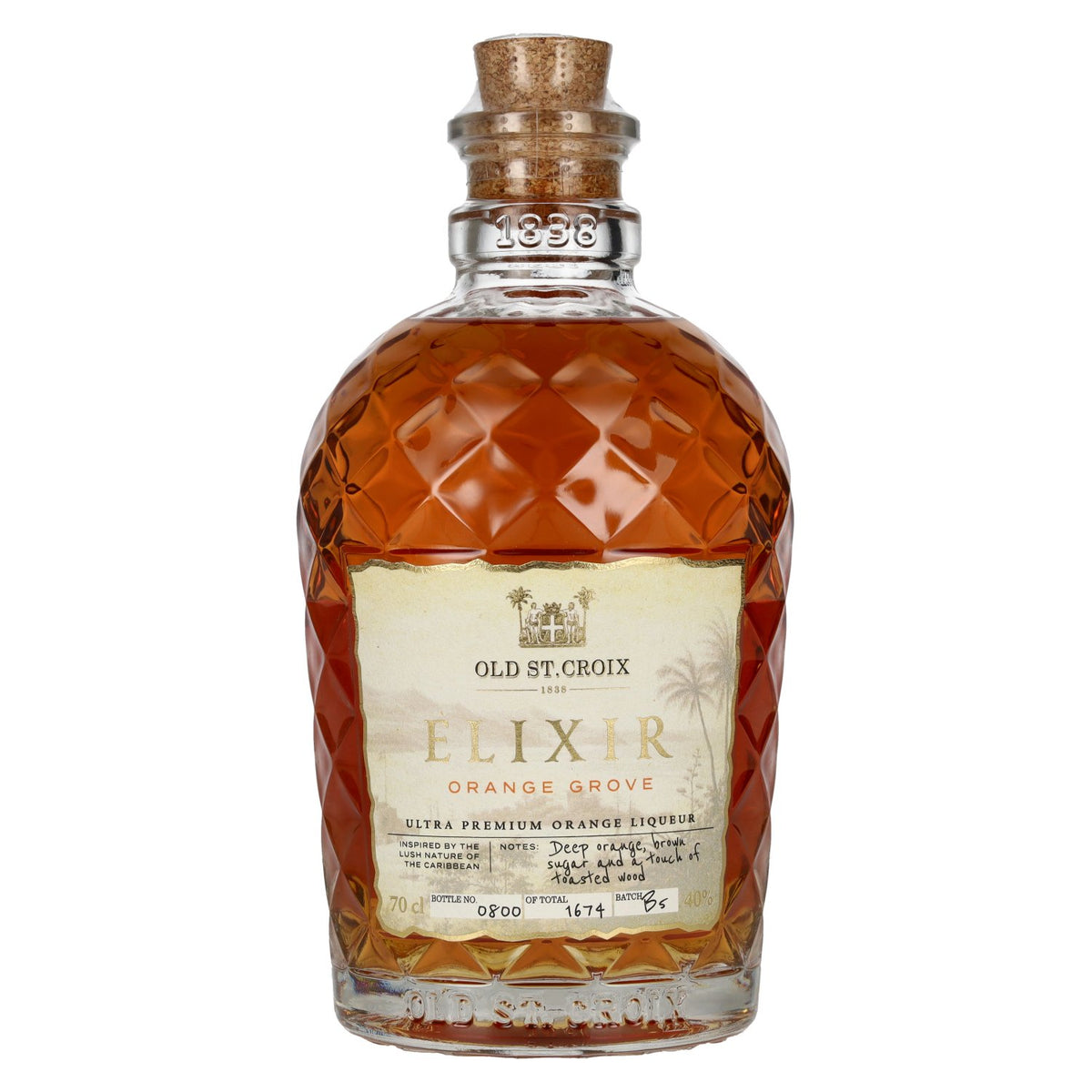 Old St. Croix A.H. Riise ELIXIR Orange Grove Liqueur 40% Vol. 0,7l