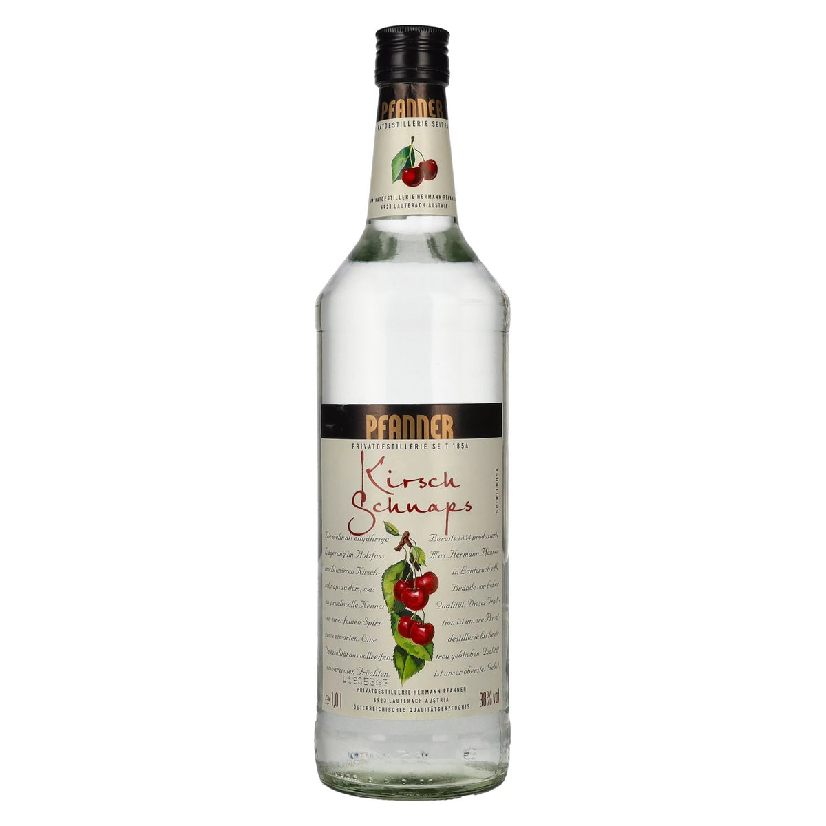 Pfanner Cherry Schnapps 38% vol. 1 litre