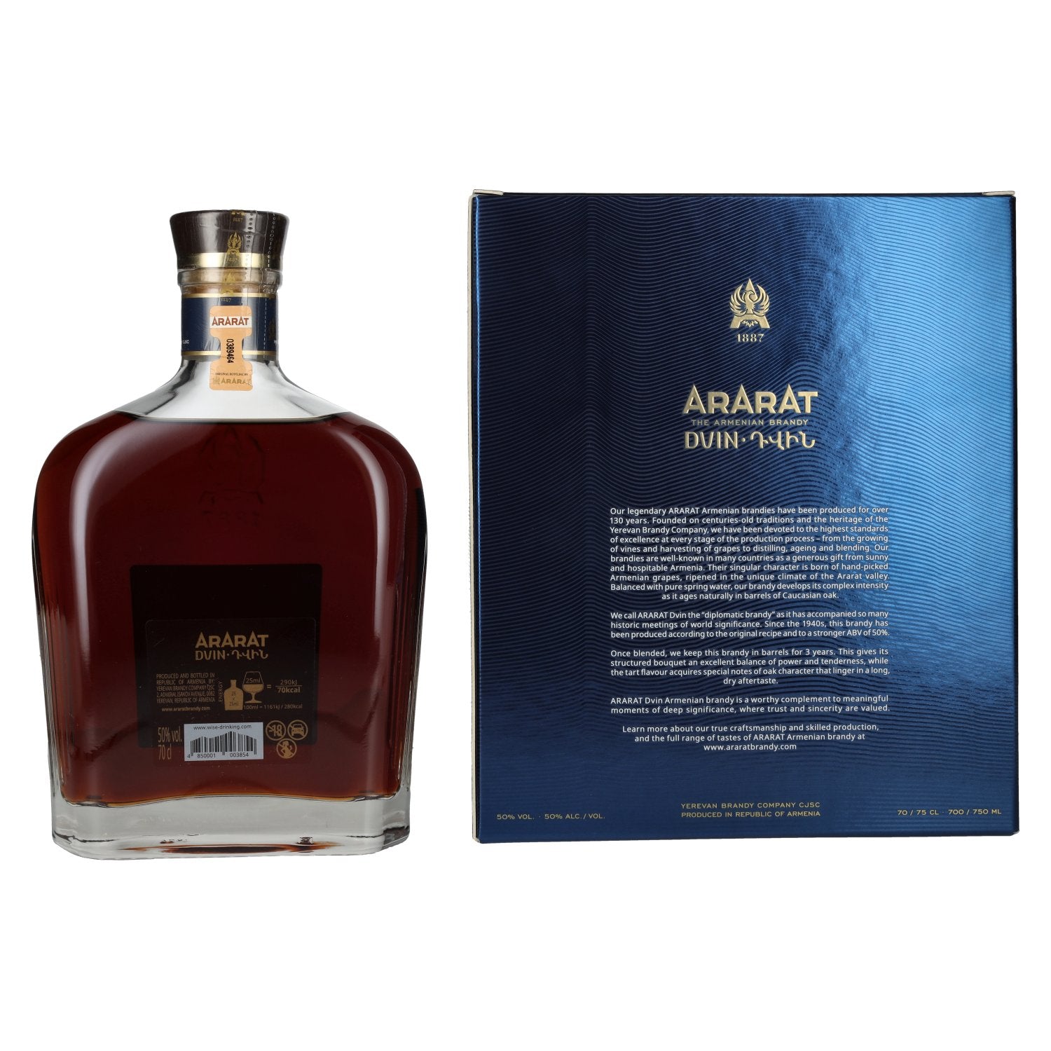Ararat Dvin Collection Reserve 50% Vol. 0,7l in Geschenkbox