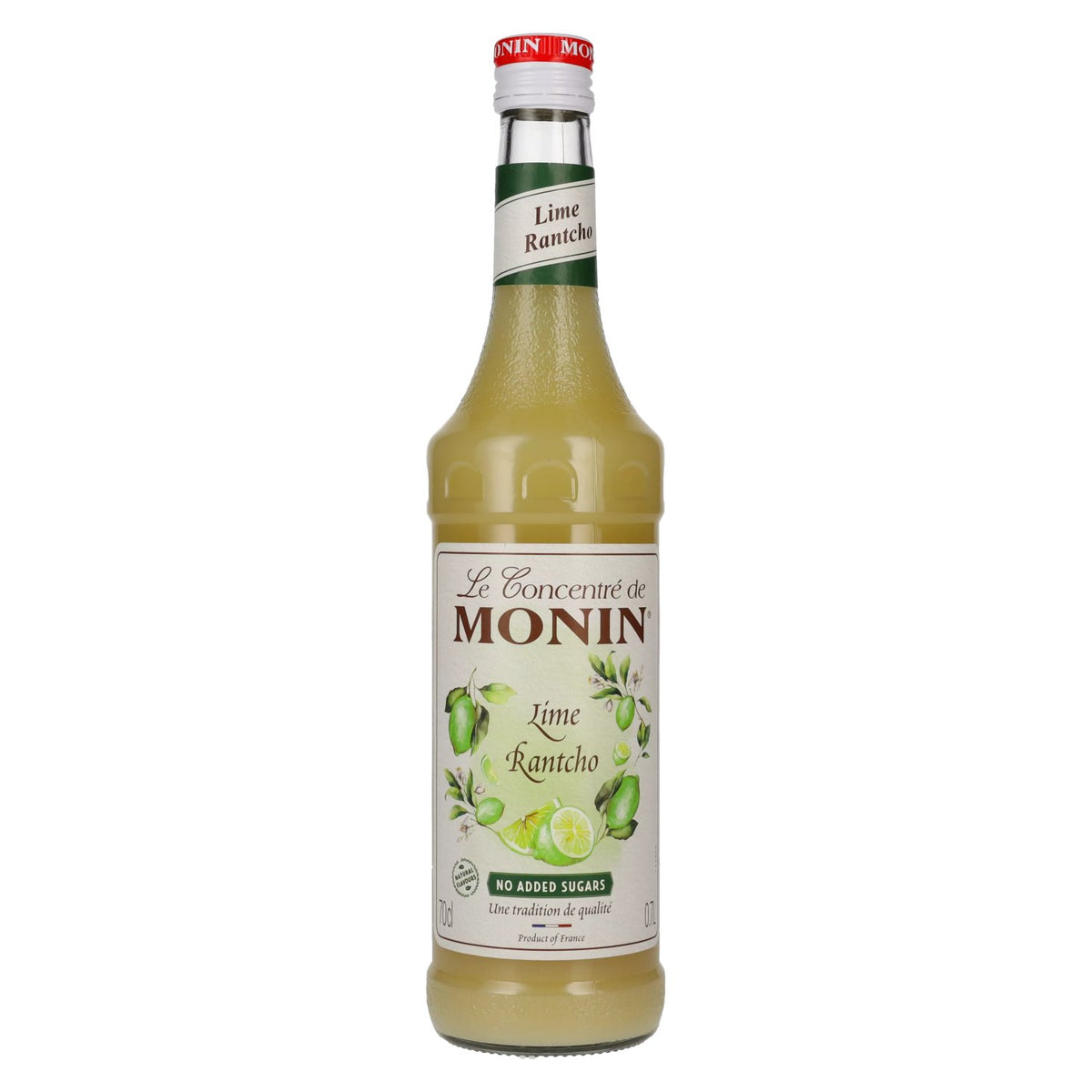 Monin Le Concentré de LIME RANTCHO - Jus de citron vert 0,7 l