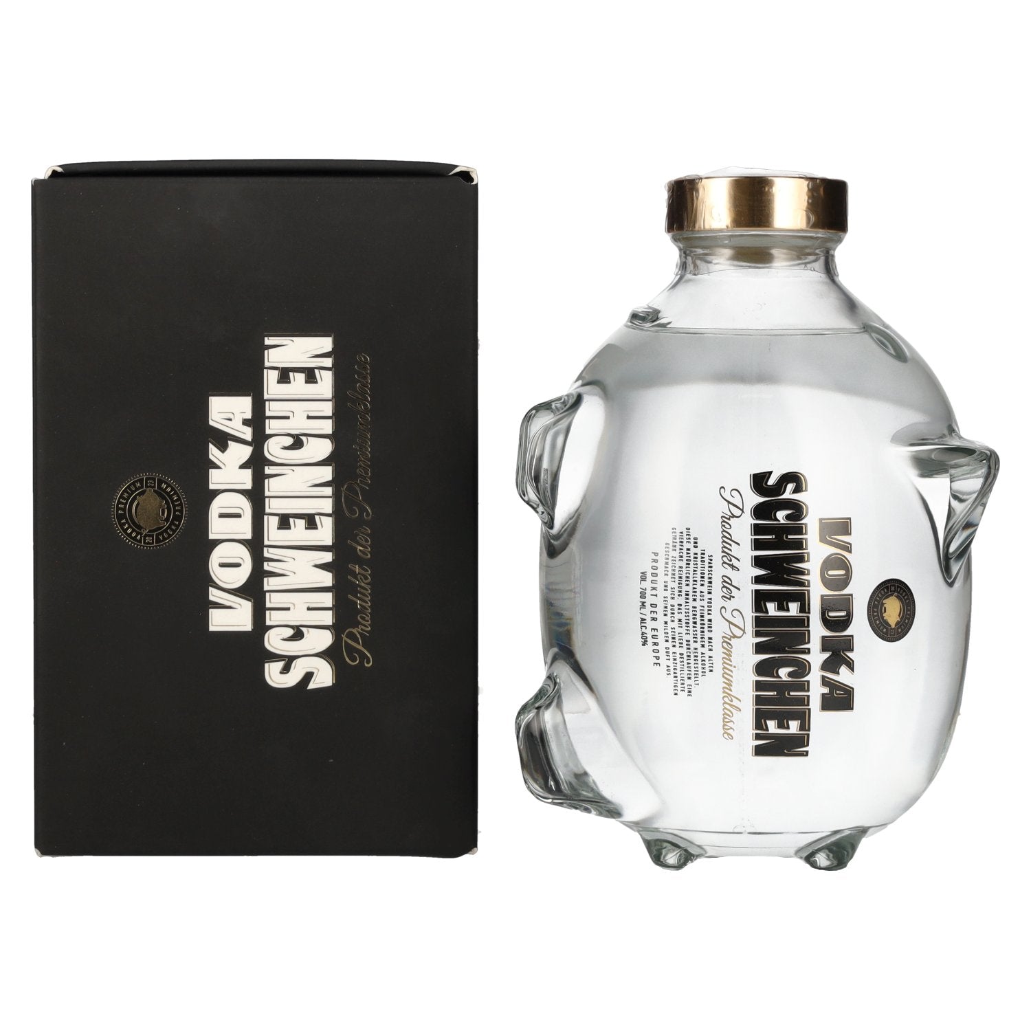 Prasiatko Wodka Piggy 40% Vol. 0,7l in geschenkverpakking