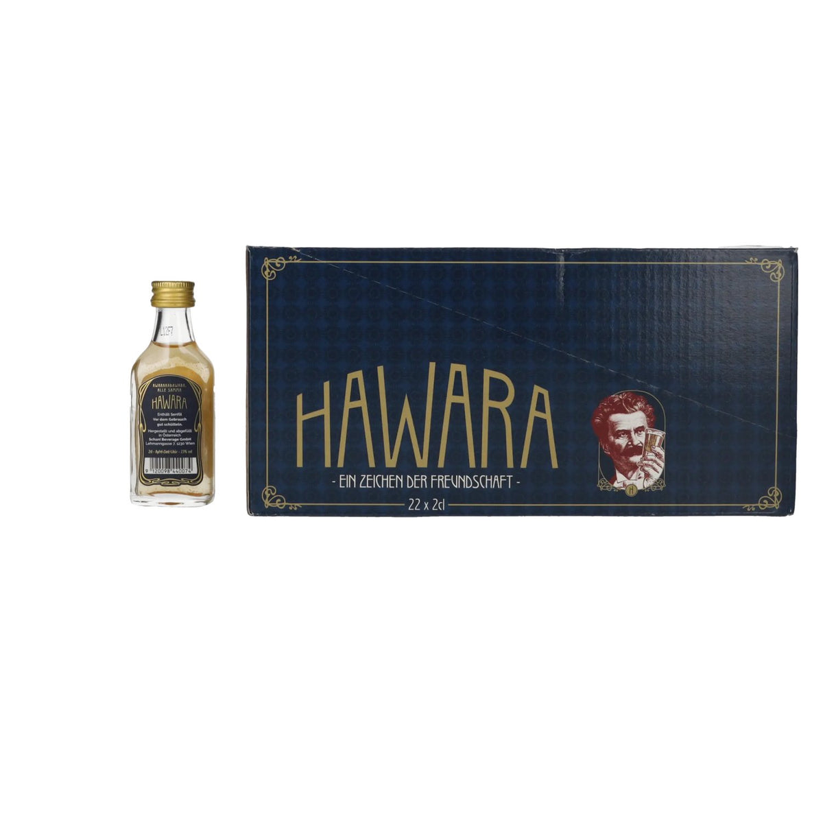 Hawara Appel-kaneellikeur 23% vol. 22 x 0,02 l