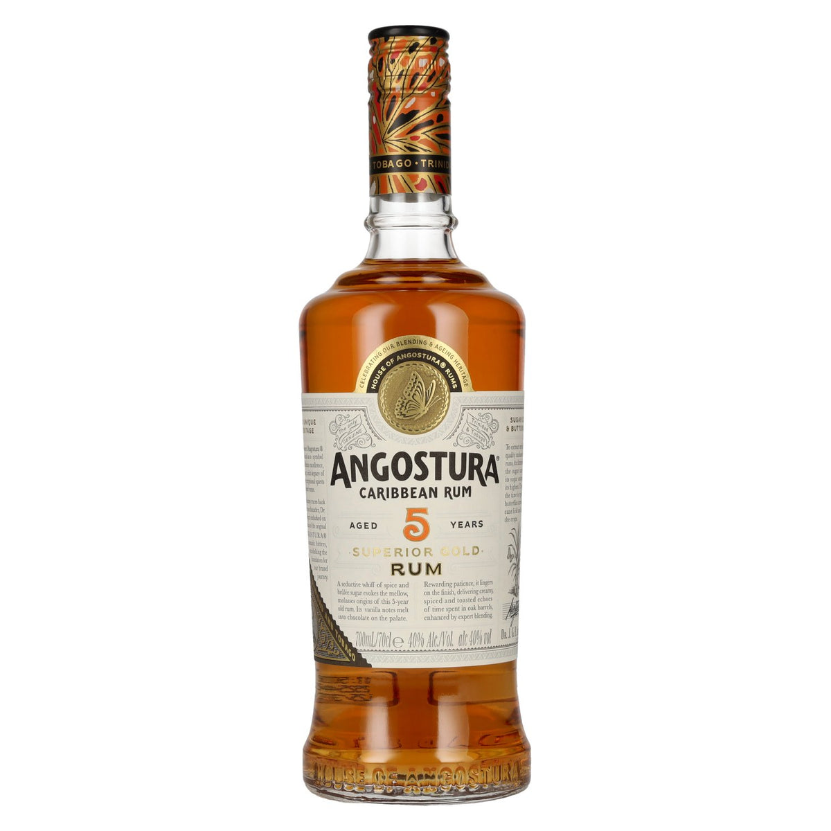 Angostura 5 Years Old Superior Gold Rum 40% vol. 0,7 l