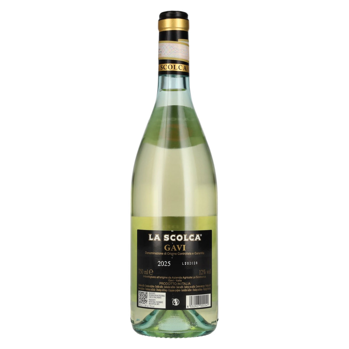 La Scolca Gavi dei Gavi Bianco Secco Etichetta Nera DOCG 2025 12% vol. 0,75 l