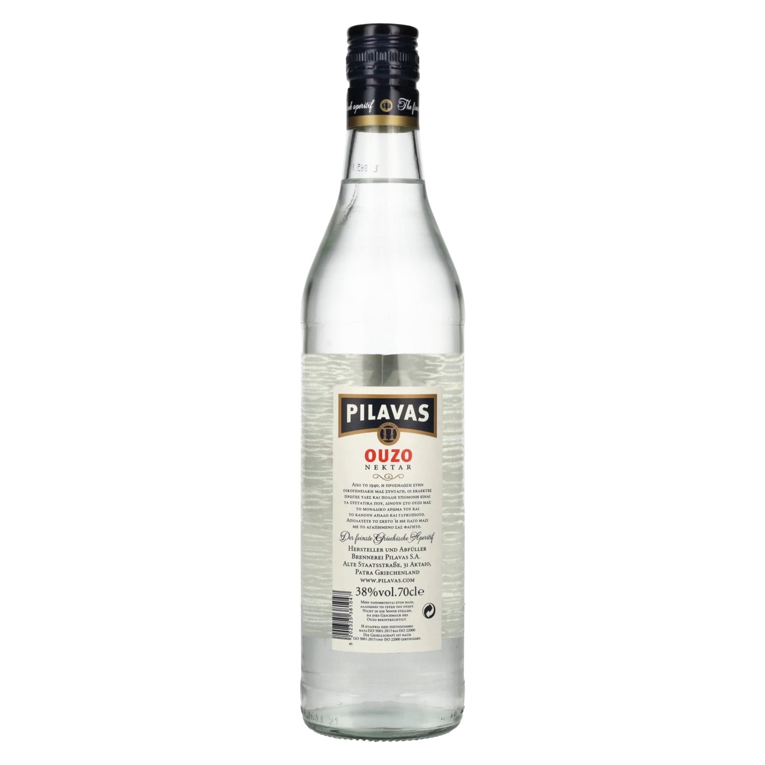 Ouzo Nektar Pilavas 38% Vol. 0,7l