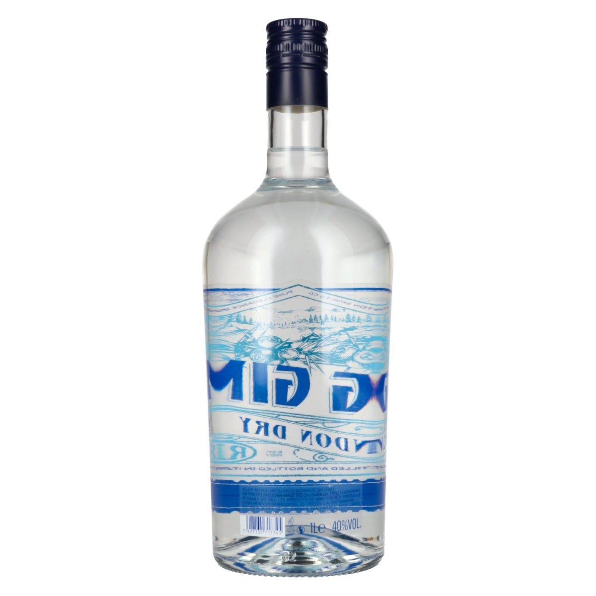 Big Gino Gin LONDON DRY 40% ABV 1 litre