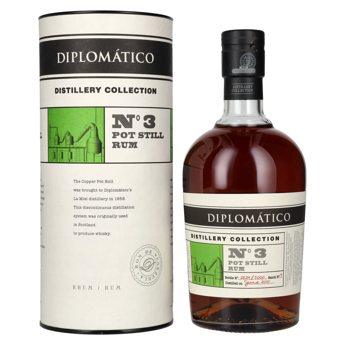 Diplomático Distillery Collection No. 3 POT STILL Rum 47% vol. 0.7l in a gift box