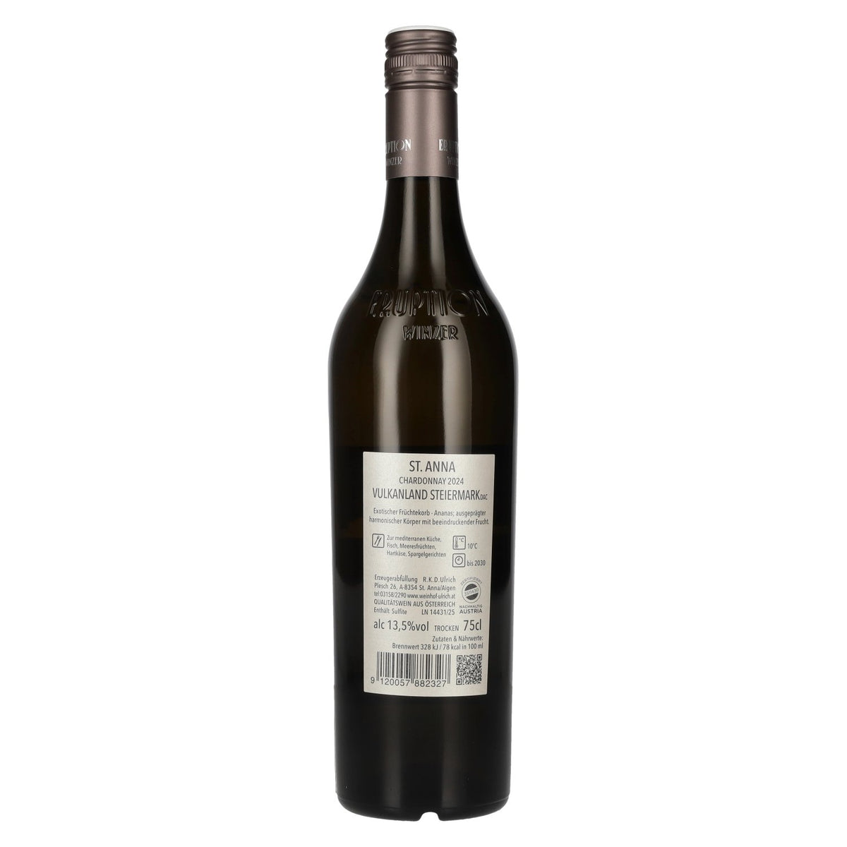 Weinhof Ulrich St. Anna Chardonnay Vulkanland Steiermark DAC 2024 13,5% vol. 0,75 l