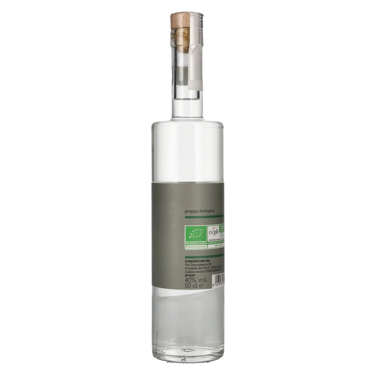 Domenis 1898 PRATIVA Grappa 40% Vol. 0,5l