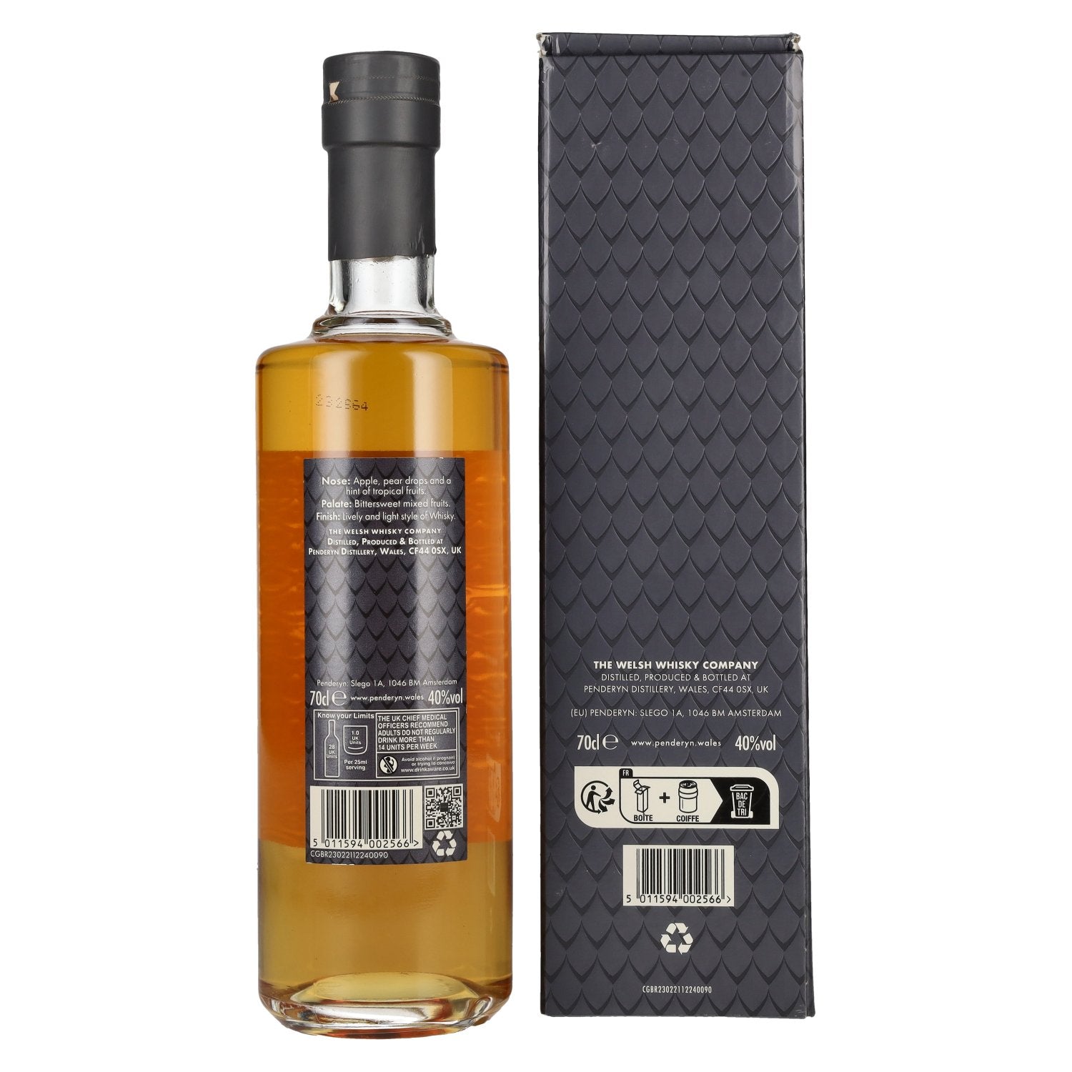 Penderyn MYTH Single Malt Welsh Whisky 40% Vol. 0,7l in Geschenkbox